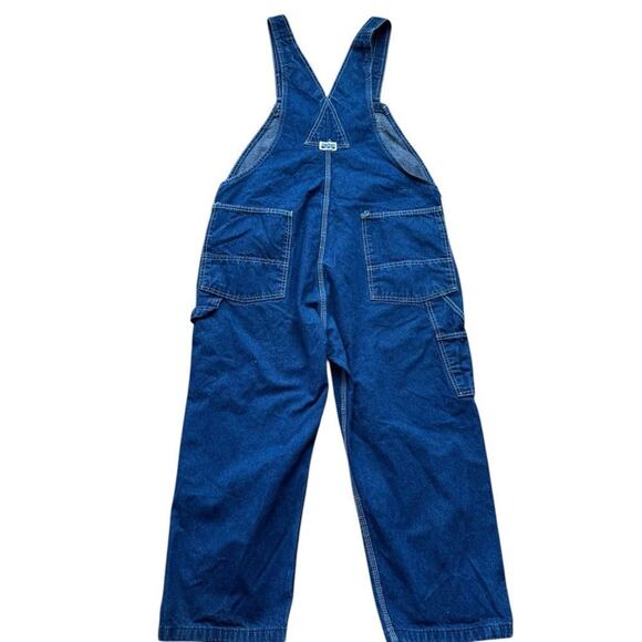 VINTAGE Big Smith Blue Denim Bib Overall Jeans carpenter style Size 42 x 30 - Picture 2 of 10